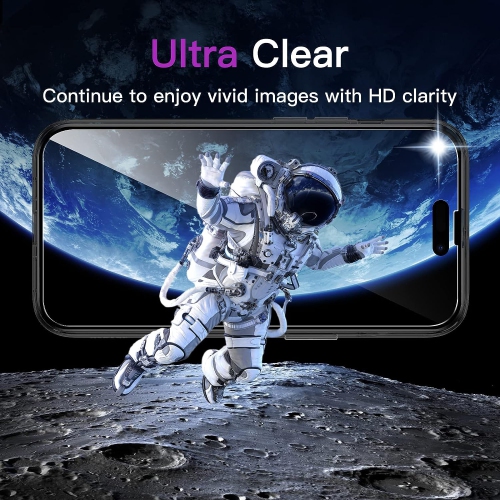 3 in 1 Case for iPhone 14 Pro 6.1-Inch, with 2-Pack Screen Protector and 2-Pack Camera Lens Protector, Full