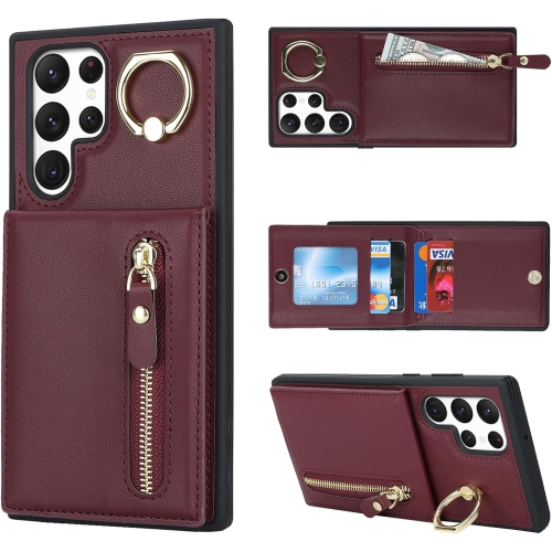 for Samsung Galaxy S22 Ultra Phone Case with Card Holder,Galaxy S22 Ultra Case for Women with Credit ID Card