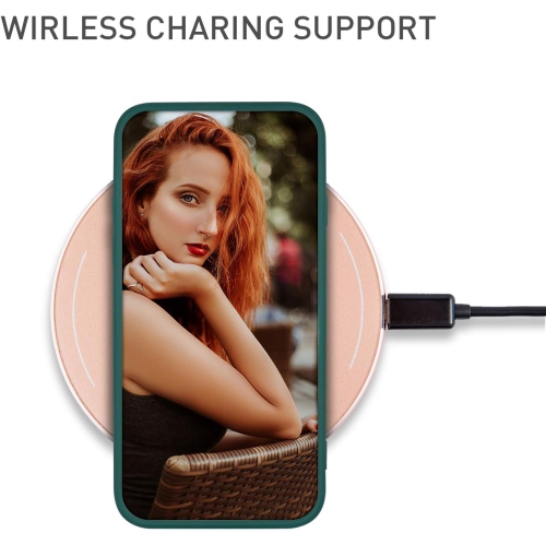 Case for iPhone SE 2022 5G/iPhone 7/iPhone 8/iPhone SE 2020, Straight Side Liquid Silicone Case Shockproof Full