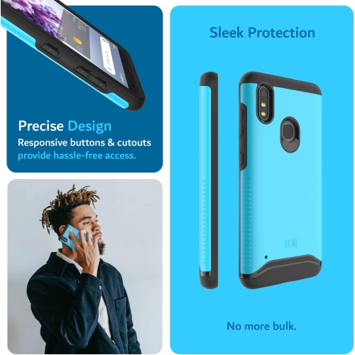 Dual Layer Fit Designed for ZTE Blade A3 Prime Case, [Merge] Heavy Duty Protection Slim Hard Shell Phone Case