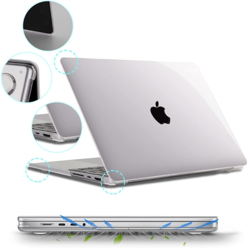 Compatible with MacBook Pro 14 inch Case 2023 2022 2021 Release M2 A2779 A2442 M1 Pro/Max Chip with Touch ID,