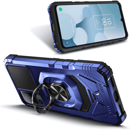 Compatible with TCL 40 XE 5G Case with Tempered Glass Screen Protector, Full-Body Protective