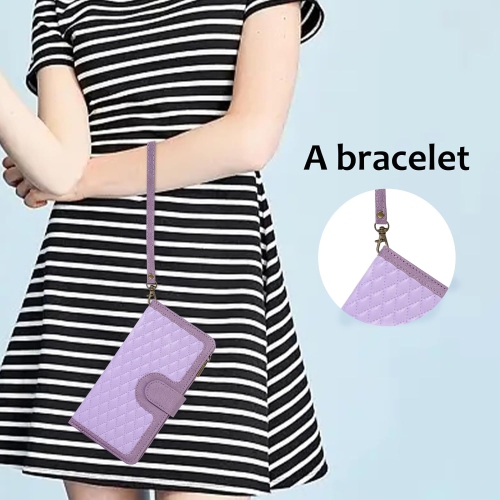 Étui de téléphone pour Galaxy A51 4G de Samsung avec protecteur d'écran en verre trempé et dragonne à bandoulière