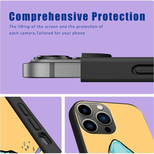 Designed for iPhone 13 Pro Max Case,Shark in The Ocean Phone Case for iPhone 13 Pro Max Women Girls,Soft TPU