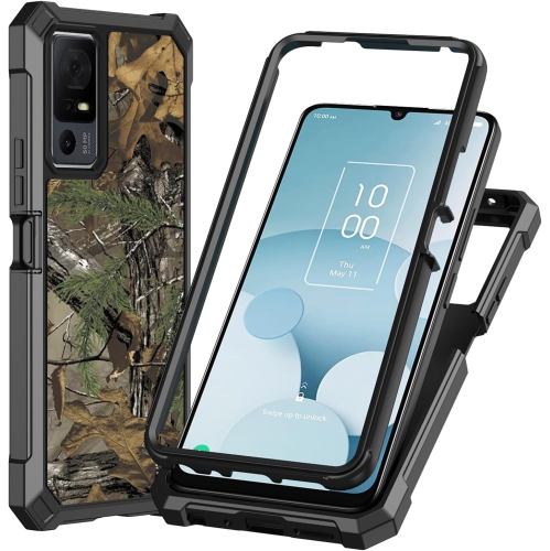 Phone Case for TCL 40 XL, TCL 40 XL Case with Screen Protector, Dual Layer Structure Protection, Shockproof