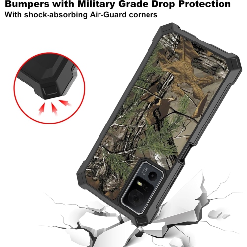 Phone Case for TCL 40 XL, TCL 40 XL Case with Screen Protector, Dual Layer Structure Protection, Shockproof