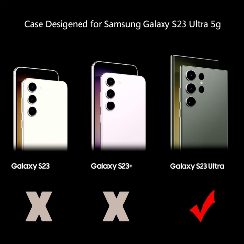 Samsung Galaxy S23 Ultra 5G 6.8" Case - Luxury Heart Bracelet, Cute Love Hearts Cover, Camera Protection,