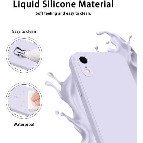 for iPhone XR Case, Soft Silicone Protection Shockproof Phone Case Cover for iPhone XR Case 6.1"