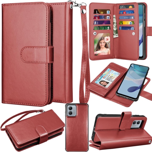 for Motorola Moto G 5G 2023 Wallet Case, Moto G 5G 2023 Case, Credit Card Holder Slots Folio Flip Cover PU