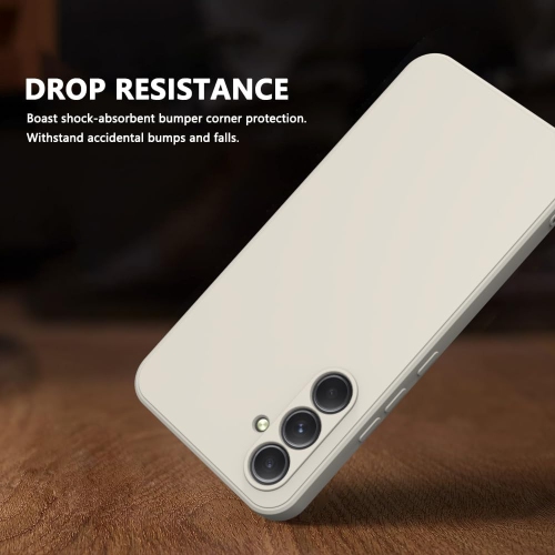 for Samsung Galaxy A14 Case White, Scratch Resistant with Soft Touch, Slim Thin Phone Cover for Samsung Galaxy