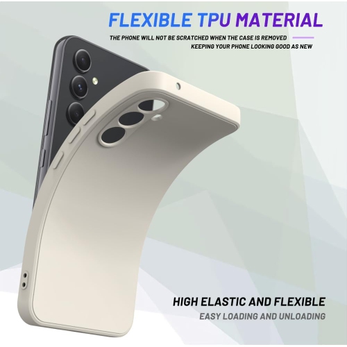 for Samsung Galaxy A14 Case White, Scratch Resistant with Soft Touch, Slim Thin Phone Cover for Samsung Galaxy