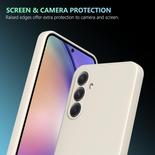 for Samsung Galaxy A14 Case White, Scratch Resistant with Soft Touch, Slim Thin Phone Cover for Samsung Galaxy