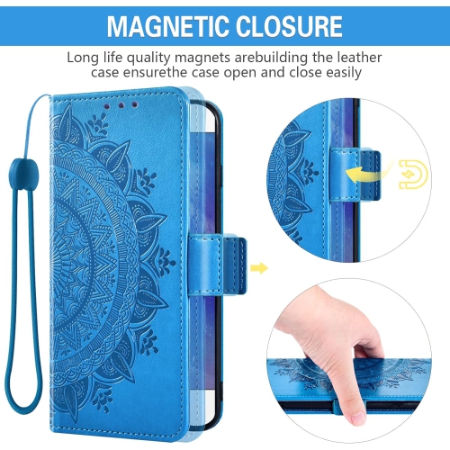 Compatible with Nokia 1.4 Wallet Case and Tempered Glass Screen Protector Credit Card Holder Flip Purse