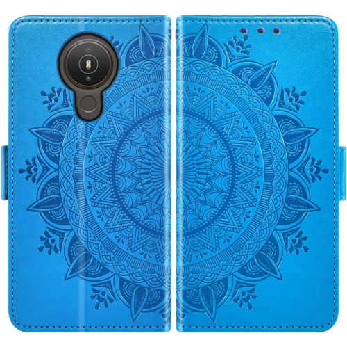 Compatible with Nokia 1.4 Wallet Case and Tempered Glass Screen Protector Credit Card Holder Flip Purse