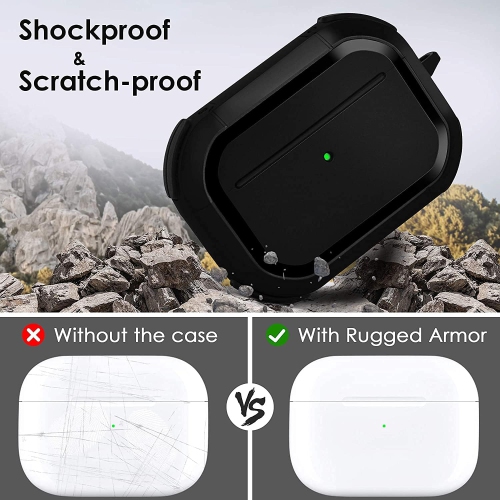 Étui Cool Armor pour AirPods 3, étui antichoc Air Pod 3 pour hommes pour femmes, compatible avec l'Airpod 3rd d'Apple
