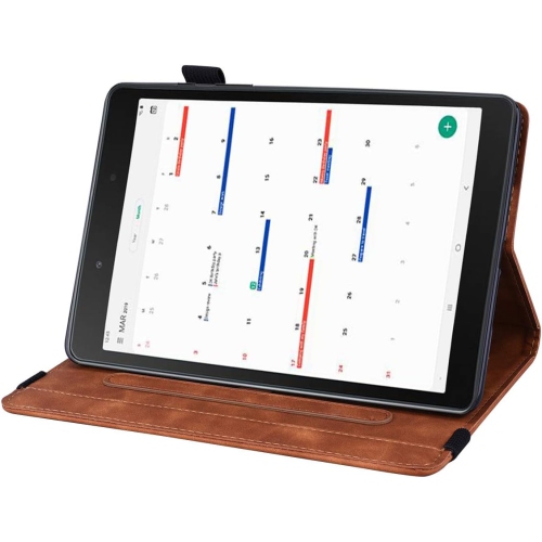 Samsung Galaxy Tab A 2016 10.1 inch SM-T580/SM-T585 Case, Premium PU Leather Flip Folio Tablet Protective Shell