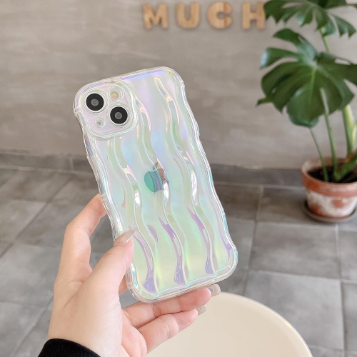Designed for iPhone 13 Pro Max Case,Water Ripple Pattern Curly Wave Frame Soft Cute Phone Cover for Men Women