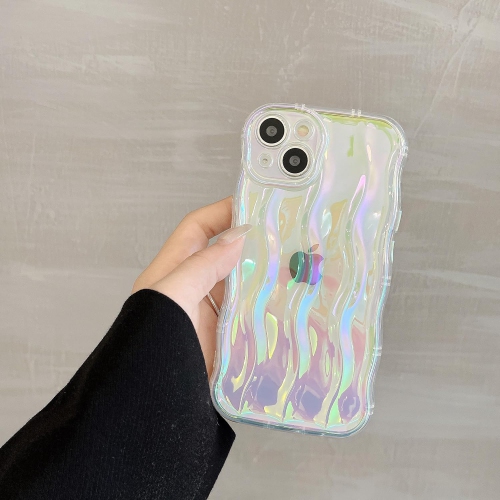 Designed for iPhone 13 Pro Max Case,Water Ripple Pattern Curly Wave Frame Soft Cute Phone Cover for Men Women