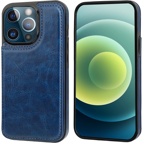 Compatible with iPhone 13 Pro Max Wallet Case with Card Holder,PU Leather Kickstand Card Slots Case, Double