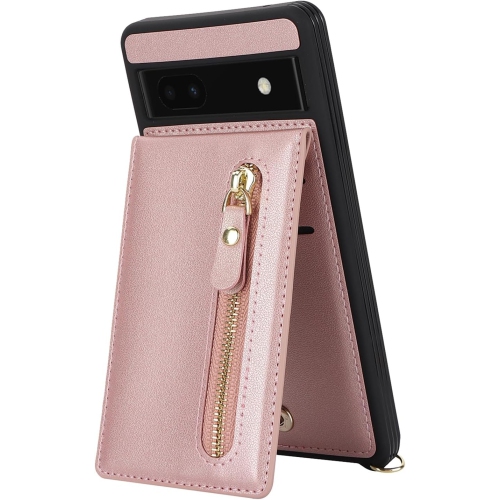 Google Pixel 7a Case for Women with Card Holder 6.1" 5G 2023,Google Pixel 7a Phone Case with Strap, Crossbody
