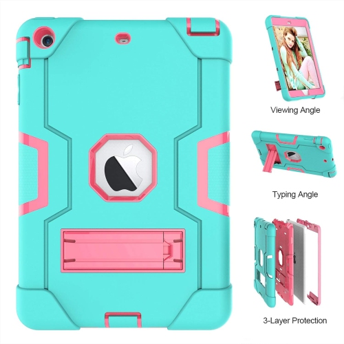 Case for iPad Mini 1/2/3 Retina Case,iPad Mini Case,iPad Mini 2 Case,iPad Mini 3 Case,3 IN 1 Hybrid [Soft&Hard]