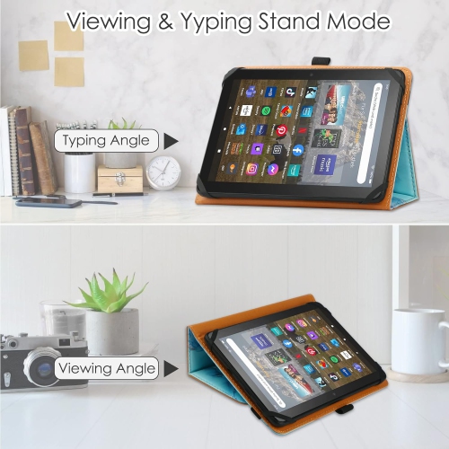 Universal Case for 7 inch 8 inch Tablet,Stand Folio Universal Tablet Case Protective Cover for 7" 8" Touchscreen