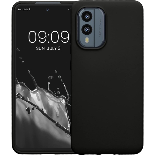 Case Compatible with Nokia X30 5G Case - Soft Slim Protective TPU Silicone Cover - Black