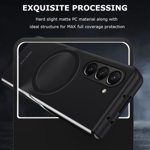 Compatible with Magsafe Case for Samsung Galaxy Z Fold 5 Case Wireless Charging, Shockproof Hard PC Protective