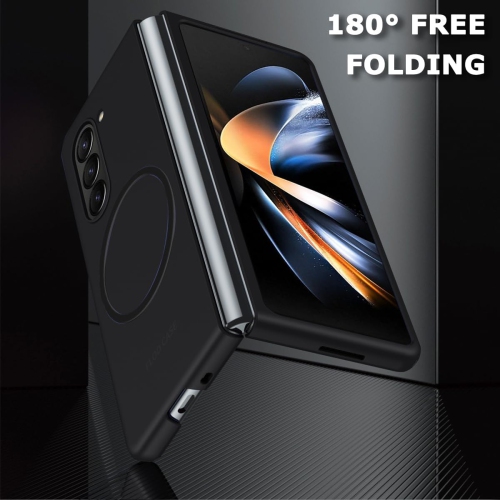 Compatible with Magsafe Case for Samsung Galaxy Z Fold 5 Case Wireless Charging, Shockproof Hard PC Protective