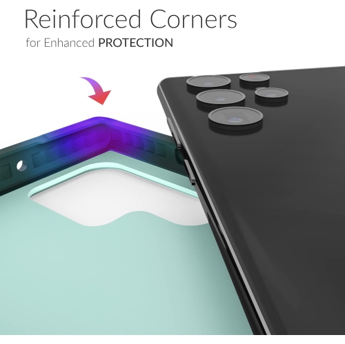 Slim Guard for Galaxy S22 Ultra Case, Shockproof Case for Samsung Galaxy S22 Ultra, S22 Ultra 5G - Aqua