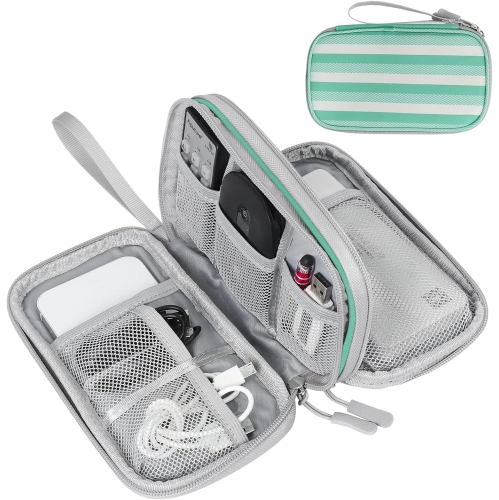 UNKNOWN  Electronic Organizer, Travel Cable Organizer Bag Pouch Electronic Accessories Carry Case Portable Waterproof Double