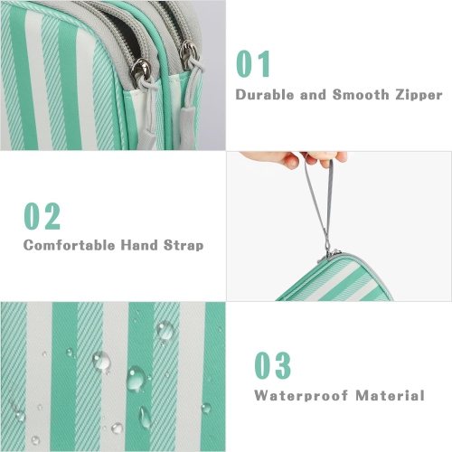 Electronic Organizer, Travel Cable Organizer Bag Pouch Electronic Accessories Carry Case Portable Waterproof Double