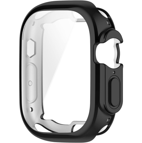 Compatible with Apple Watch Ultra 49mm Screen Protector Case, Full-Coverage Soft TPU Plated Scratch Resistant