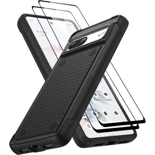 Pour l'étui pour Pixel 7 de Google, l'étui pour téléphone Pixel 7 5G de Google, protection hybride de qualité militaire contre les chutes,