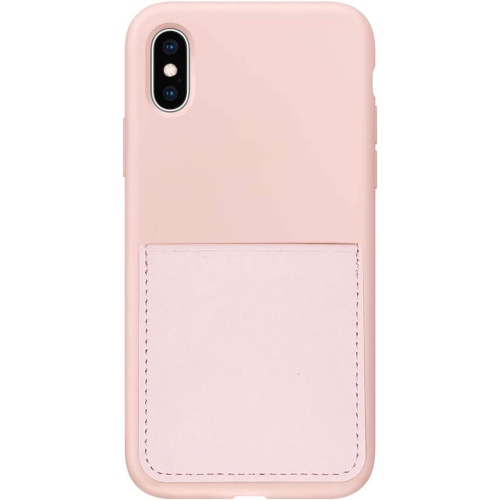 Ultra Slim Liquid Silicone Case Compatible for iPhone Xs/X 10(5.8 inch) with Card Holder Slot Ultra-Slim Thin Soft