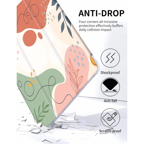 Case for iPad Air 5th Generation 2022 / iPad Air 4th Generation 2020, Tri-fold Stand Protective Case with Auto