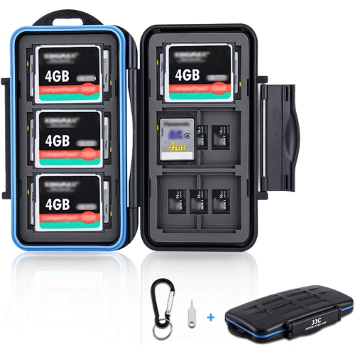 36 Slots SD Card Case Micro SD Card Case CF Card Holder Memory Card Holder Storage for 18 Micro SD Card, 12 SD SDXC