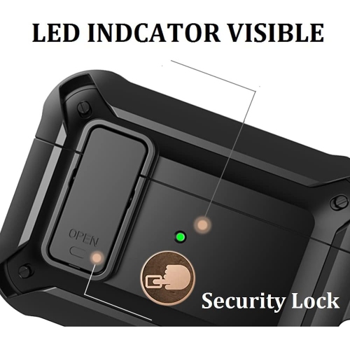 Armor Airpods Pro Case, [Secure Lock] Air Pods Pro Full-Body Rugged Protective Case Men Charging Skin Shockproof