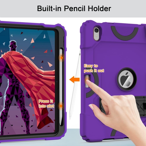 Case for ipad 10th Generation 10.9 inch 2022, iPad 10th Case with Kickstand & Pencil Holder, Heavy Duty