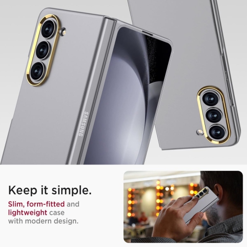 Compatible avec l'étui pour Galaxy Z Fold 5 de Samsung|Protecteur d'écran intégré léger et résistant aux rayures