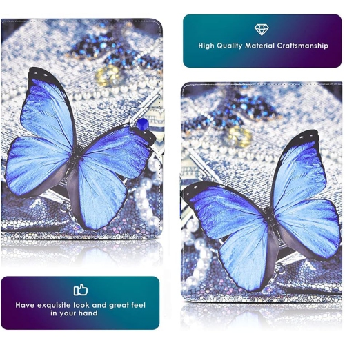 Universal 10.1 inch Tablet Case, 10 inch Tablet Cover, Travel Portable Protective Folio Leather Stand Shell