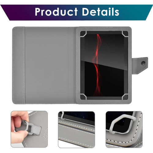 Universal 10.1 inch Tablet Case, 10 inch Tablet Cover, Travel Portable Protective Folio Leather Stand Shell