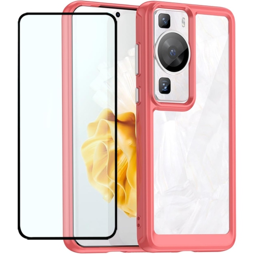 UNKNOWN  Phone Case for Huawei P60 Case, P60 Pro Mna-Lx9 Lna-Lx9 Case With HD Screen Protector, Soft Bumper With Clear