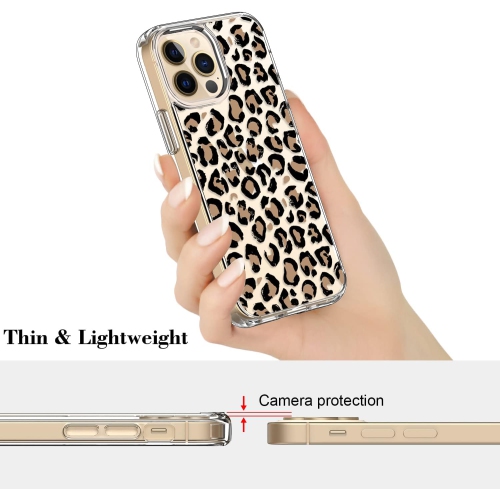 iPhone IC Pro Case with Screen Protector,Slim Fit Crystal Clear Cover with Fashion Designs for Girls