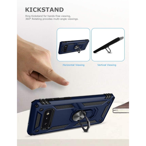 Étui robuste avec béquille de Ring pour Galaxy S10e de Samsung, étui double couche de protection contre les chutes pour Galaxy