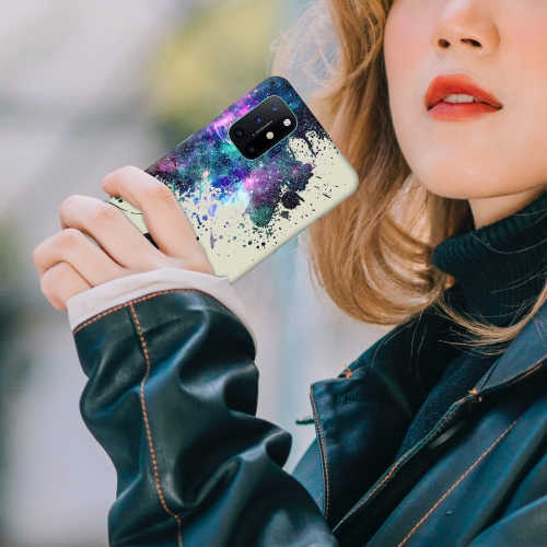 - OnePlus 8T Case, 1 Plus 8T Case, 1+8T 5G Case - Galaxy Dog Pattern Design Printed Slim, Sleek & Cute Plastic