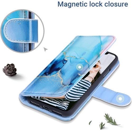 Compatible with iPhone X/Xs Wallet Case for Women Girls, Premium PU Leather Case with Card Holder, Shockproof