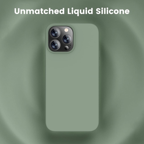 for iPhone 13 Pro Max Case, Silicone Upgraded [Silm Shockproof Protective] Phone Case with Soft Anti-Scratch