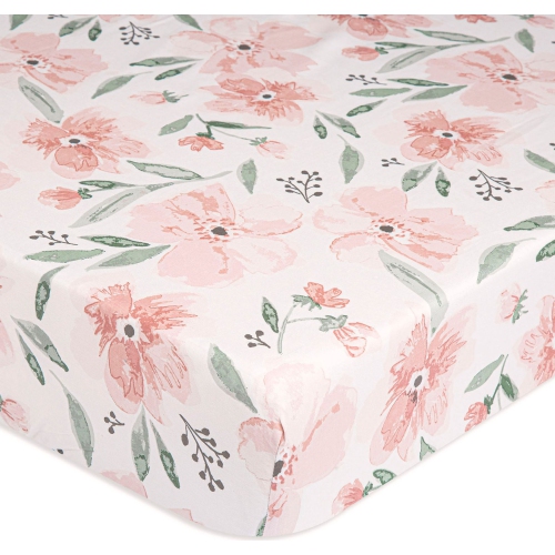 CRANE BABY  Fitted Crib Sheet - Parker