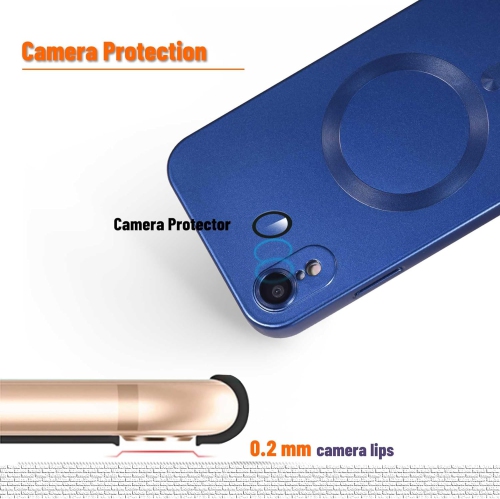 Magnetic for iPhone XR Case,Soft Silicone iPhone XR Phone Case with Camera Protection,Anti-Scratch iPhone XR